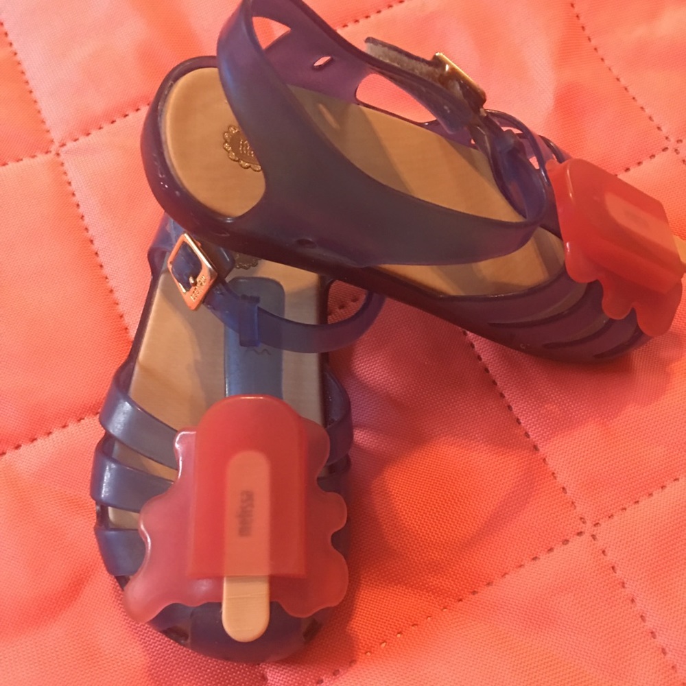Mini Melissa Popsicle Sandals size 11